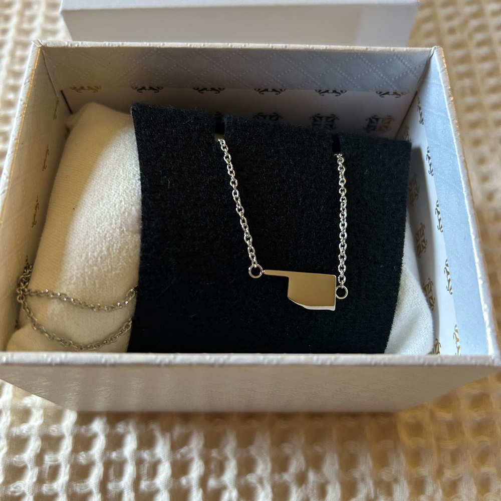 Rustic Cuff Oklahoma Necklace